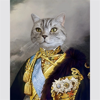 Personalized General Barkenhounder Masterpiece from Photo - myDaVinci